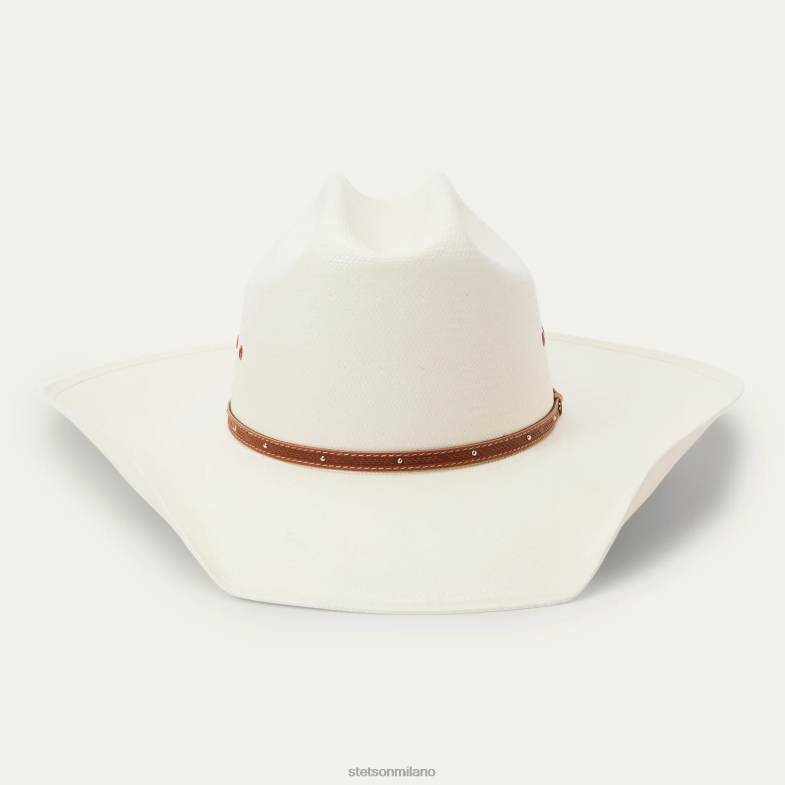 Stetson Stanhope 10 cappelli da cowboy in paglia 6BP6J150 copricapo naturale unisex