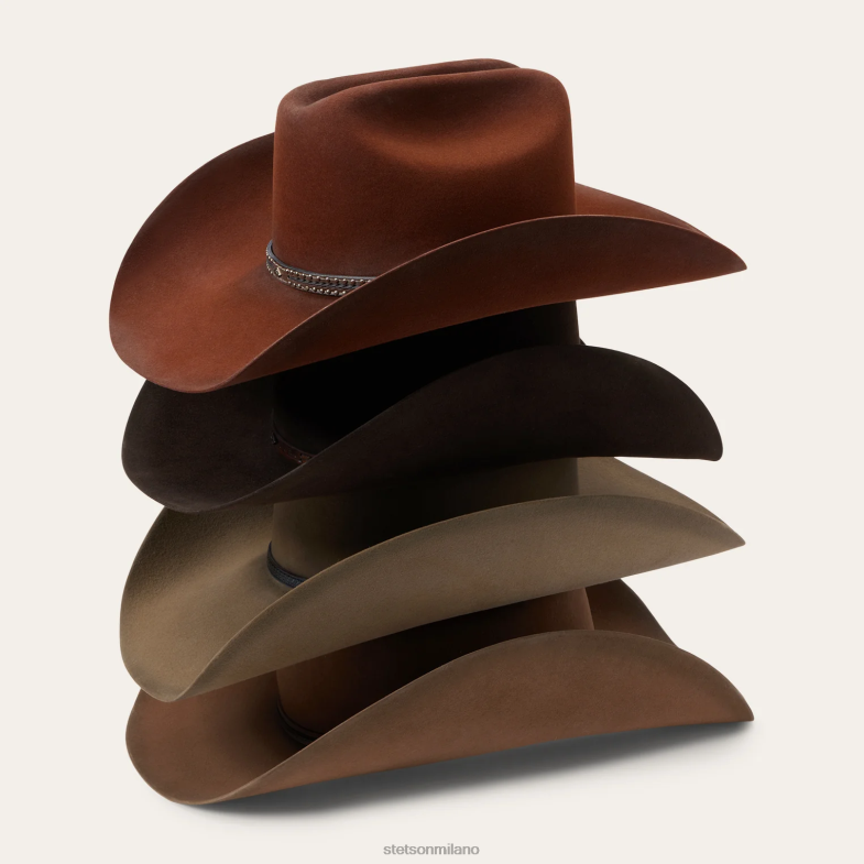 Stetson boss delle pianure 6x cappello da cowboy 6BP6J32 copricapo marrone assortito unisex