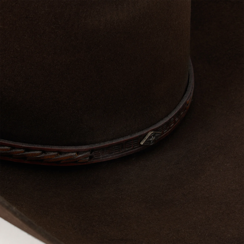 Stetson boss delle pianure 6x cappello da cowboy 6BP6J32 copricapo marrone assortito unisex