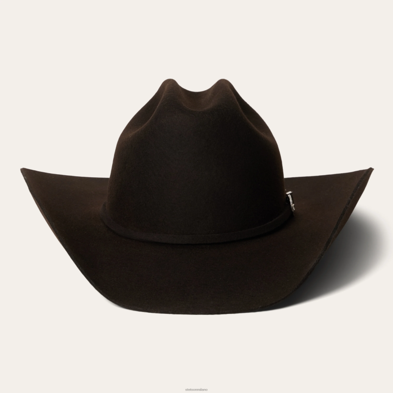 Stetson cappello da cowboy 4x corral 6BP6J16 copricapo cioccolato unisex