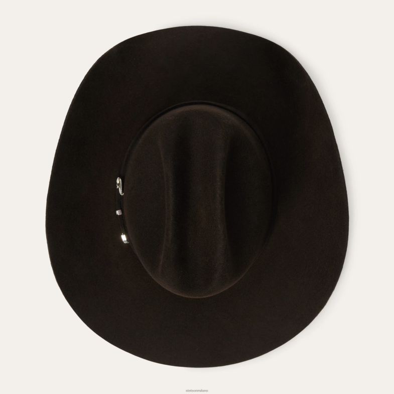 Stetson cappello da cowboy 4x corral 6BP6J16 copricapo cioccolato unisex