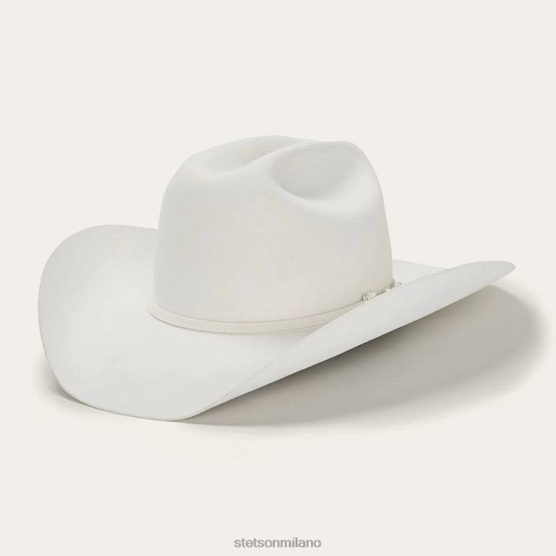 Stetson cappello da cowboy 4x legno morto 6BP6J28 copricapo bianco unisex