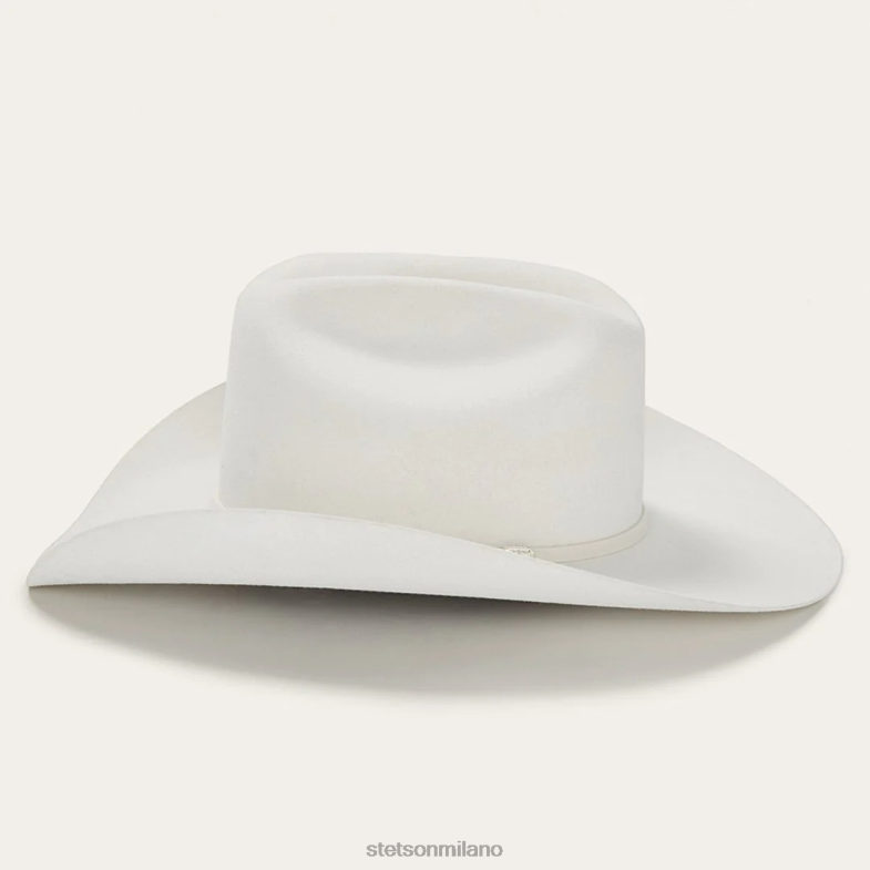 Stetson cappello da cowboy 4x legno morto 6BP6J28 copricapo bianco unisex