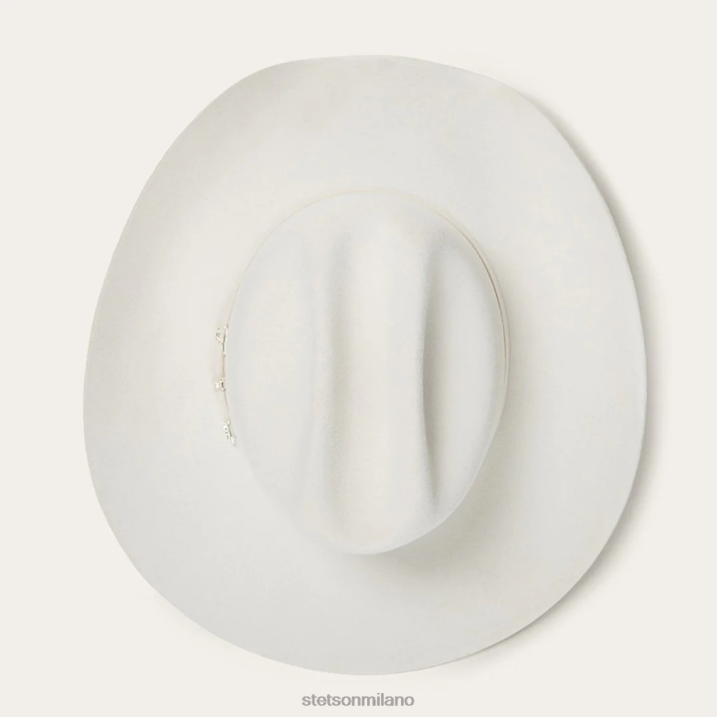 Stetson cappello da cowboy 4x legno morto 6BP6J28 copricapo bianco unisex