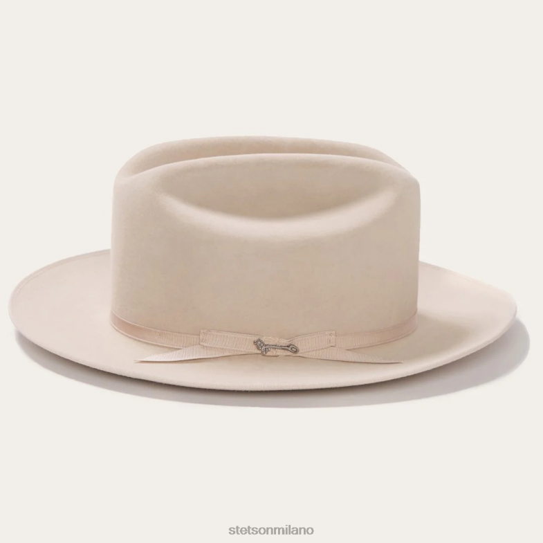Stetson cappello da cowboy 6x strada aperta 6BP6J30 copricapo pancia d'argento unisex