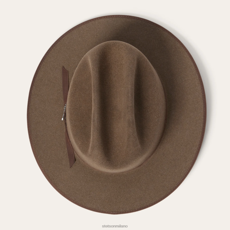 Stetson cappello da cowboy 6x strada aperta 6BP6J31 copricapo miscela marrone unisex