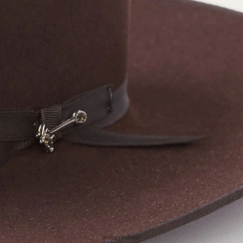 Stetson cappello da cowboy 6x strada aperta 6BP6J65 copricapo cioccolato unisex