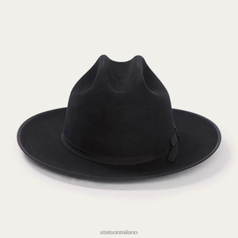 Stetson cappello da cowboy 6x strada aperta 6BP6J92 copricapo nero unisex