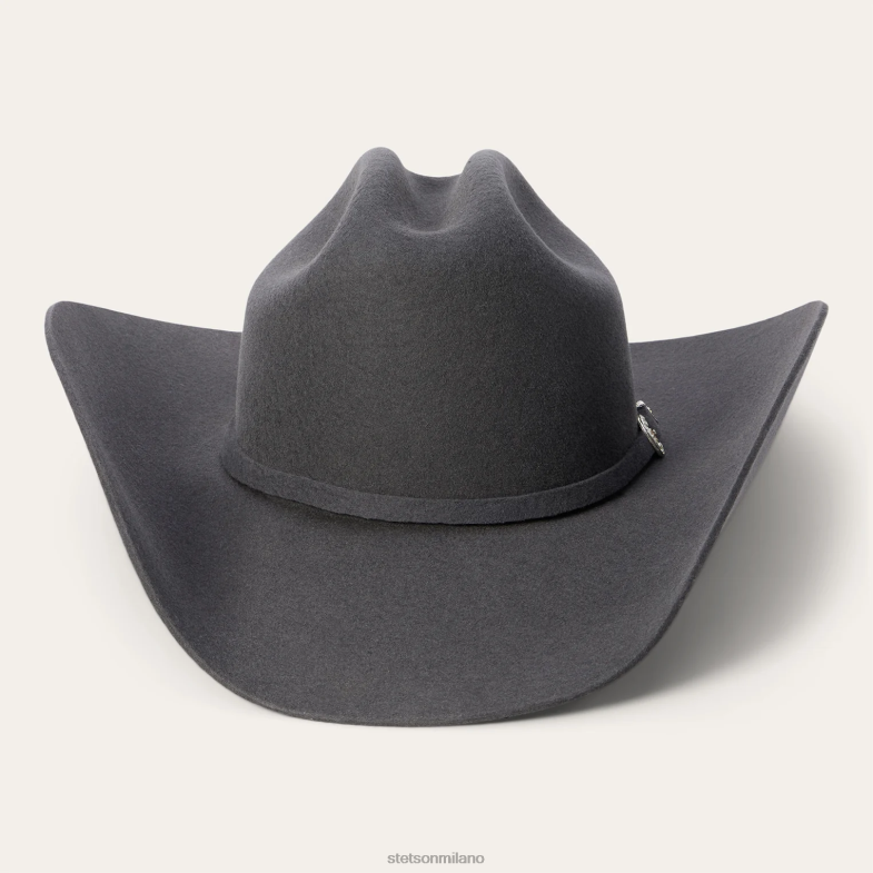 Stetson cappello da cowboy Brenham 4x 6BP6J18 copricapo granito unisex