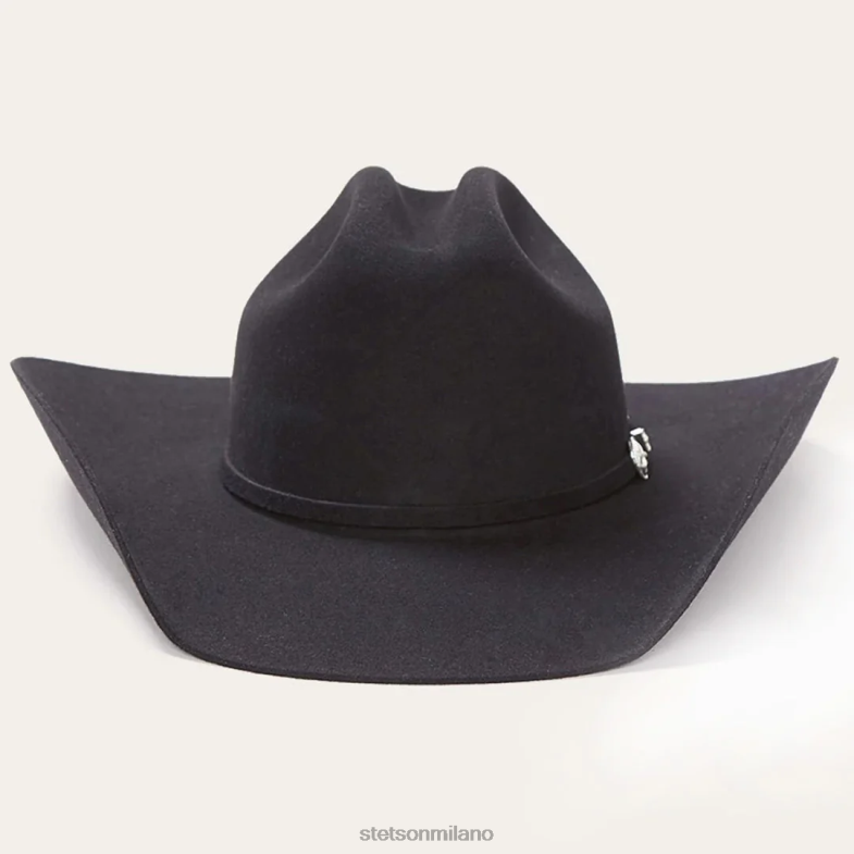 Stetson cappello da cowboy Brenham 4x 6BP6J33 copricapo nero unisex