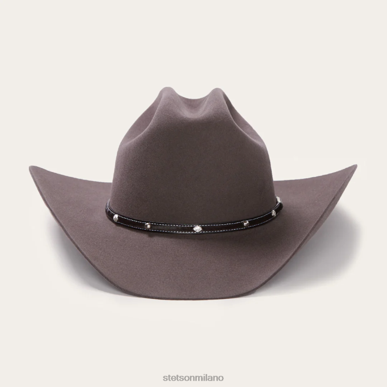 Stetson cappello da cowboy angus 6x 6BP6J72 copricapo granito unisex