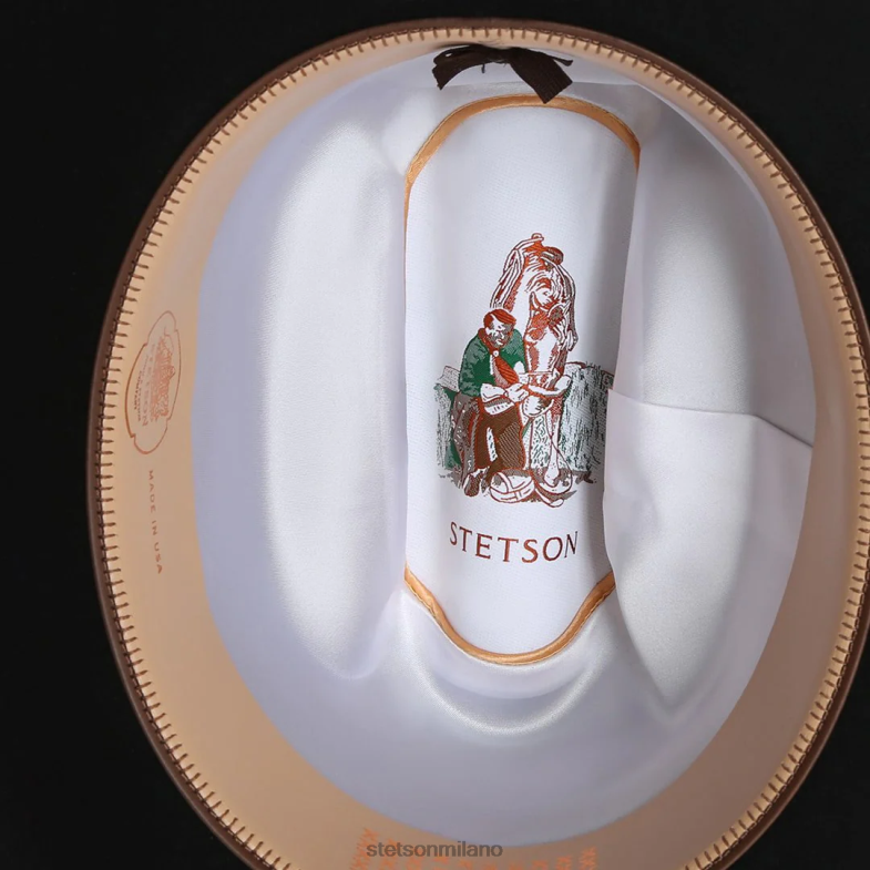 Stetson cappello da cowboy el patron 48 premier 30x 6BP6J128 copricapo pancia d'argento unisex