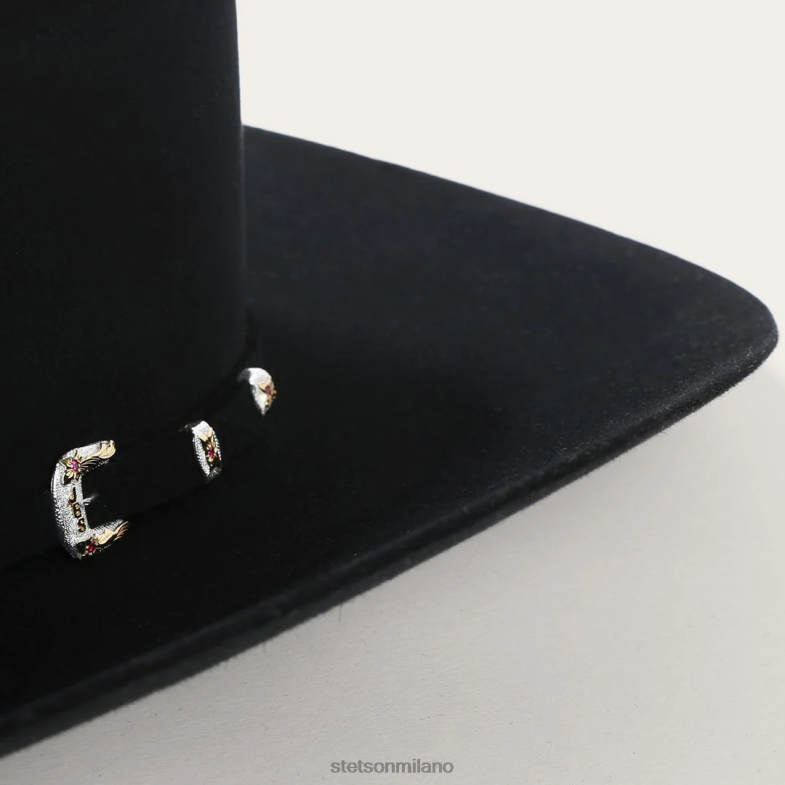 Stetson cappello da cowboy el patron 48 premier 30x 6BP6J128 copricapo pancia d'argento unisex