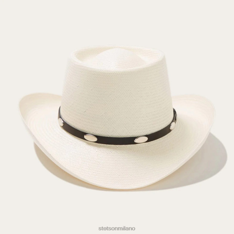 Stetson cappello da cowboy in paglia 10x colore reale 6BP6J151 copricapo naturale unisex