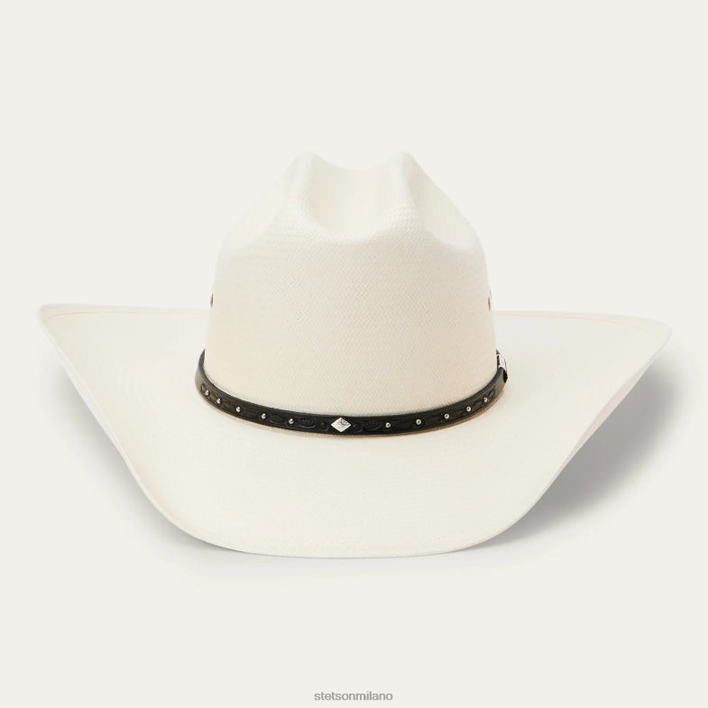 Stetson cappello da cowboy in paglia Hagerman 10x 6BP6J149 copricapo naturale unisex