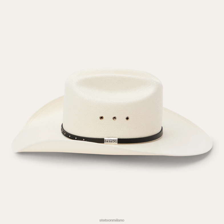 Stetson cappello da cowboy in paglia Hagerman 10x 6BP6J149 copricapo naturale unisex