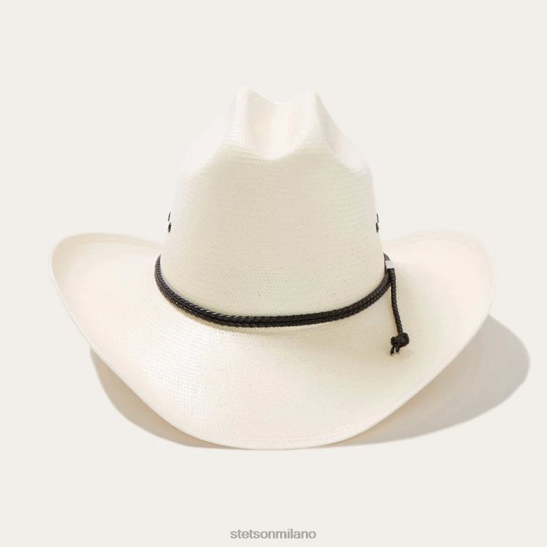 Stetson cappello da cowboy in paglia carson 10x 6BP6J175 copricapo naturale unisex