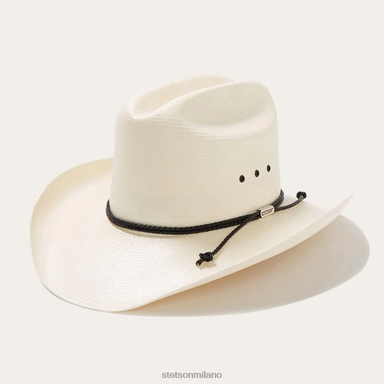 Stetson cappello da cowboy in paglia carson 10x 6BP6J175 copricapo naturale unisex
