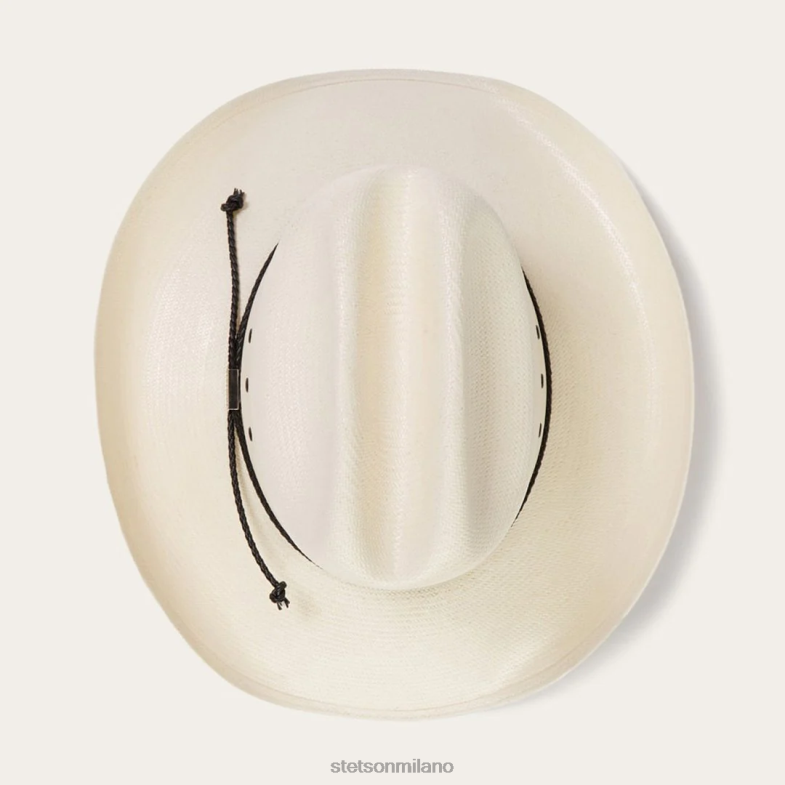 Stetson cappello da cowboy in paglia carson 10x 6BP6J175 copricapo naturale unisex