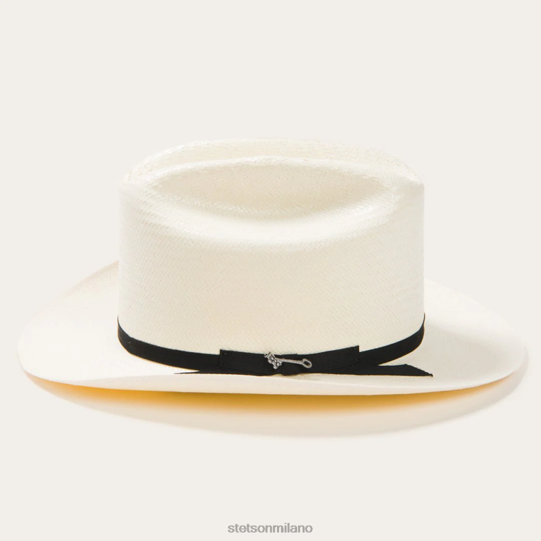 Stetson cappello da cowboy in paglia da strada aperta 6x 6BP6J142 copricapo naturale unisex