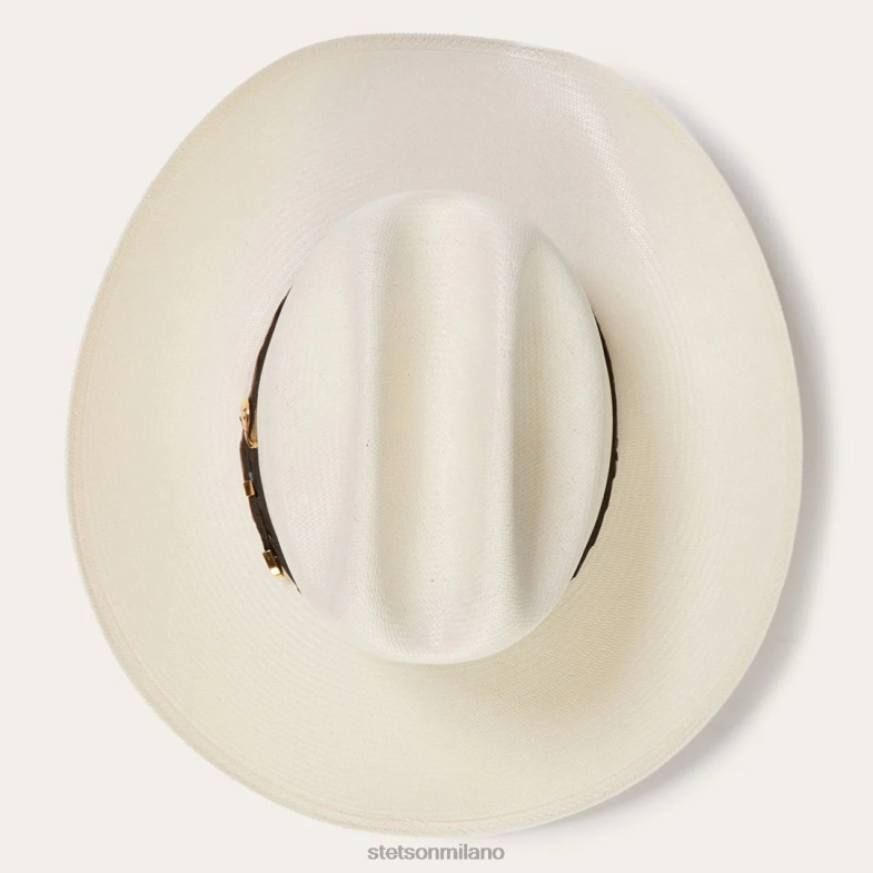 Stetson cappello da cowboy in paglia evilla de oro 1000x 6BP6J173 copricapo naturale unisex