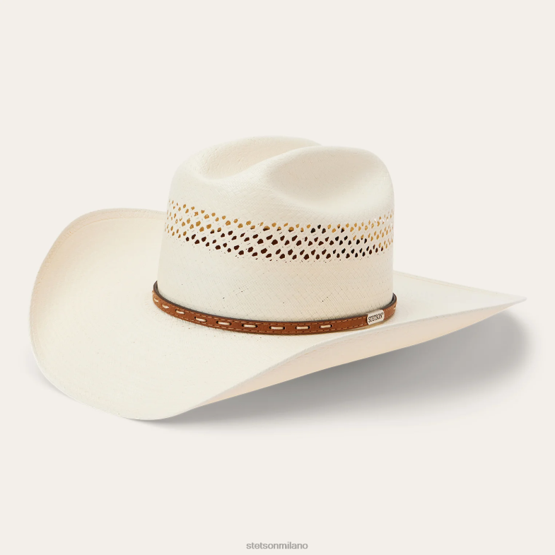 Stetson cappello da cowboy in paglia williston 8x 6BP6J213 copricapo naturale unisex