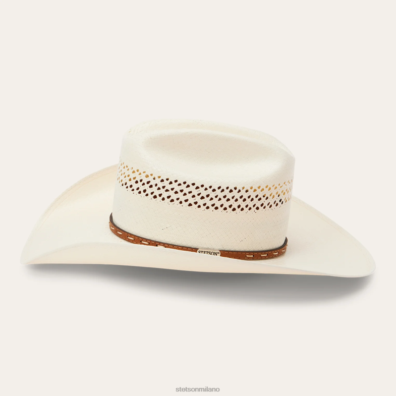 Stetson cappello da cowboy in paglia williston 8x 6BP6J213 copricapo naturale unisex