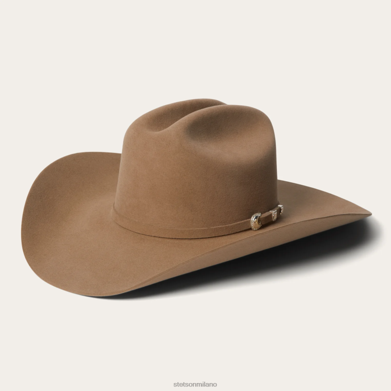 Stetson cappello da cowboy shasta 10x premier 6BP6J112 copricapo nero unisex
