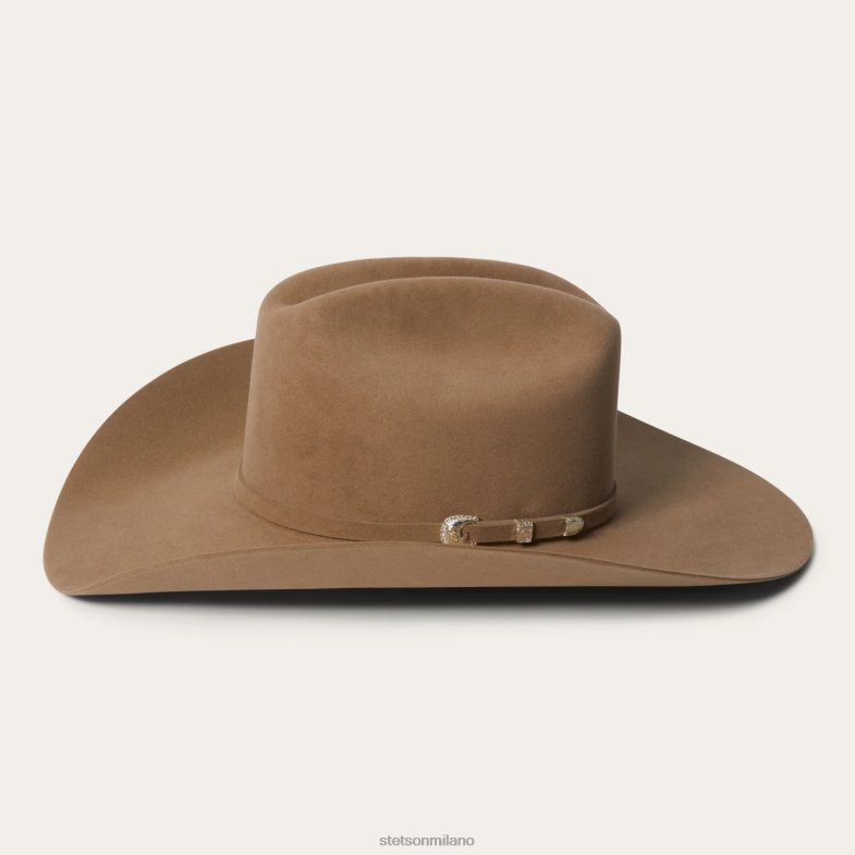 Stetson cappello da cowboy shasta 10x premier 6BP6J112 copricapo nero unisex