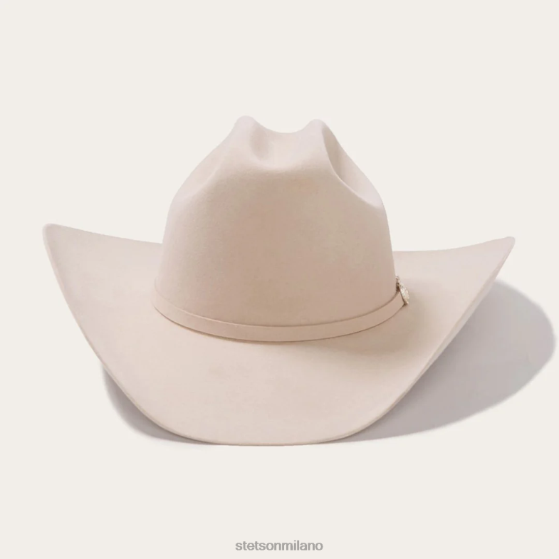 Stetson cappello da cowboy shasta 10x premier 6BP6J8 copricapo pancia d'argento unisex