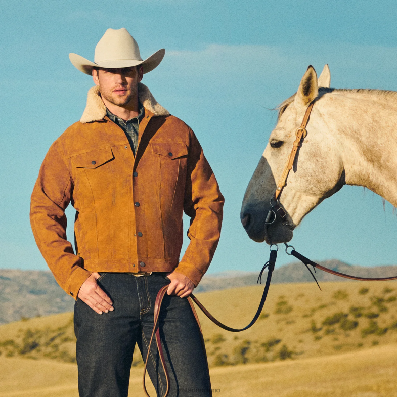 Stetson cappello da cowboy shasta 10x premier 6BP6J8 copricapo pancia d'argento unisex