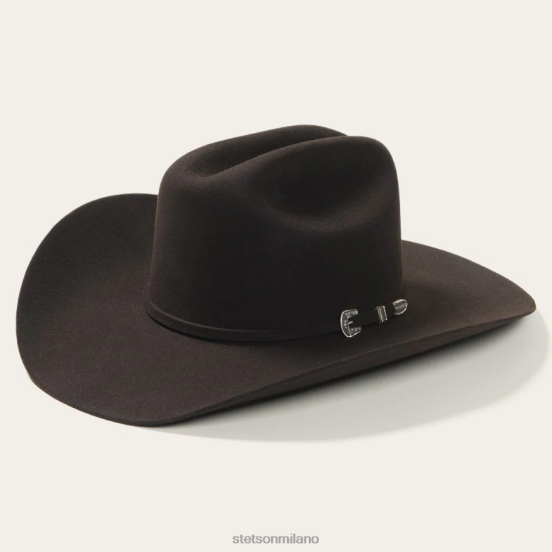 Stetson cappello da cowboy skyline 6x 6BP6J106 copricapo nero unisex