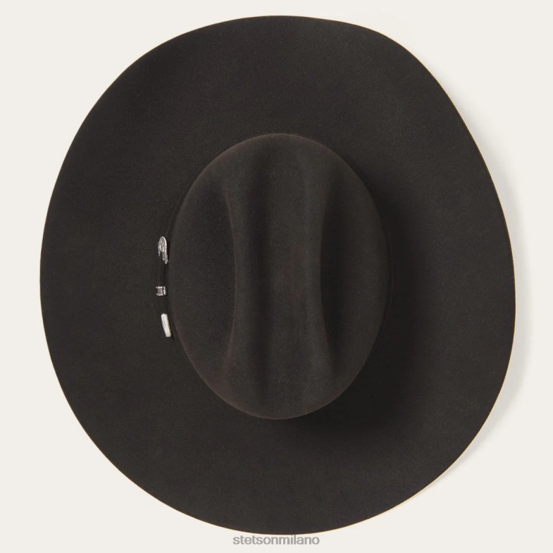 Stetson cappello da cowboy skyline 6x 6BP6J106 copricapo nero unisex