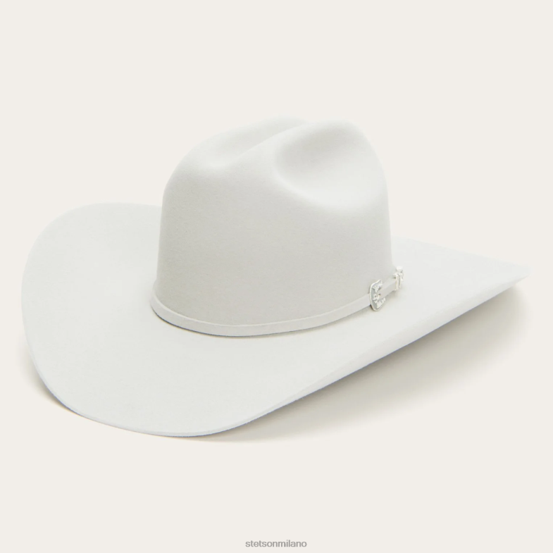 Stetson cappello da cowboy skyline 6x 6BP6J107 copricapo grigio argento unisex