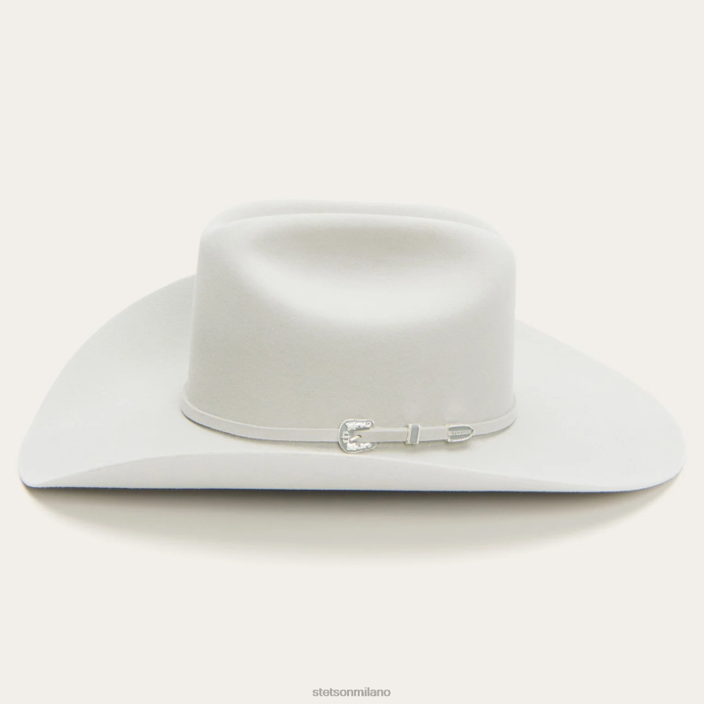 Stetson cappello da cowboy skyline 6x 6BP6J107 copricapo grigio argento unisex