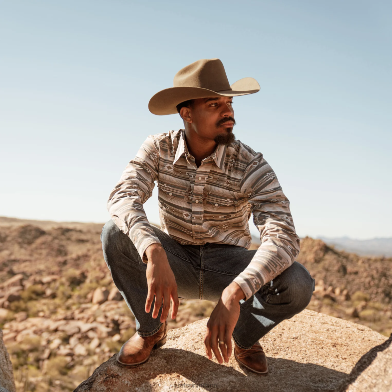 Stetson cappello da cowboy skyline 6x 6BP6J6 copricapo Sahara unisex