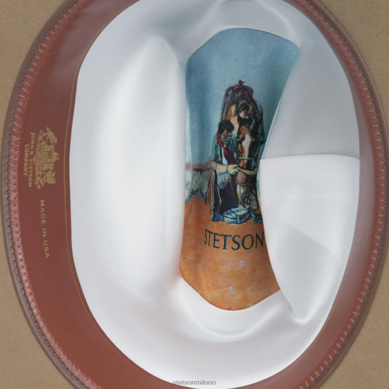 Stetson cappello da cowboy skyline 6x 6BP6J6 copricapo Sahara unisex