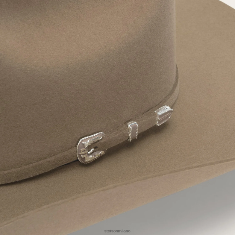Stetson cappello da cowboy skyline 6x 6BP6J7 copricapo nero unisex
