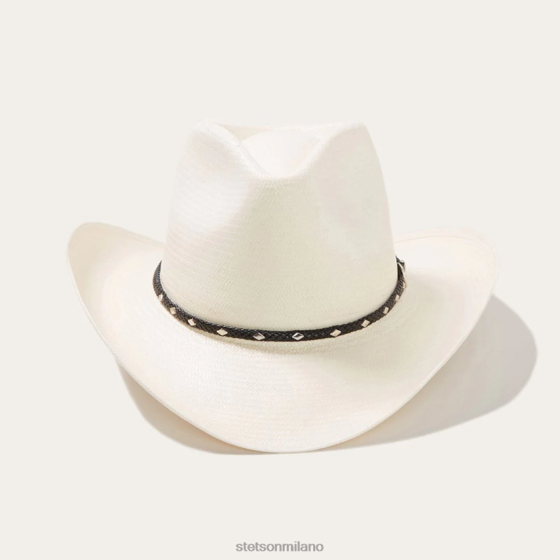 Stetson diamante jim 8x cappello da cowboy di paglia 6BP6J153 copricapo naturale unisex