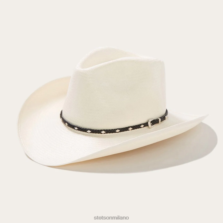 Stetson diamante jim 8x cappello da cowboy di paglia 6BP6J153 copricapo naturale unisex