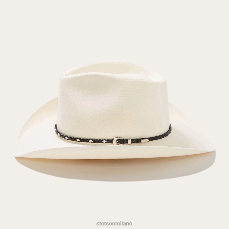 Stetson diamante jim 8x cappello da cowboy di paglia 6BP6J153 copricapo naturale unisex