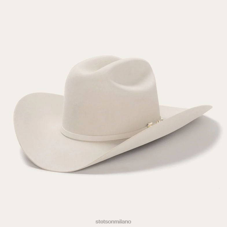 Stetson diamante premier cowboy 6BP6J113 copricapo pancia d'argento unisex