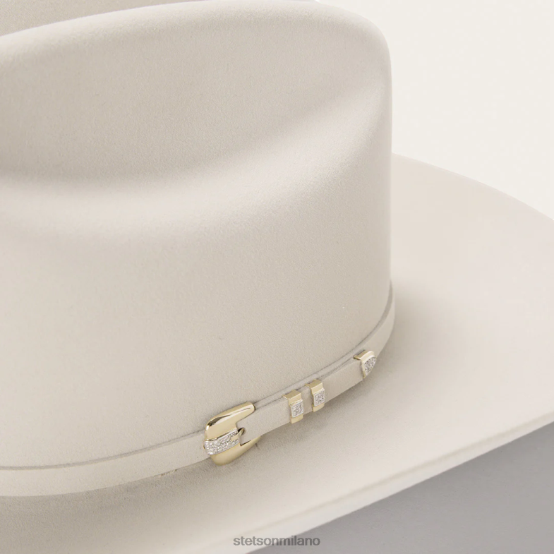 Stetson diamante premier cowboy 6BP6J113 copricapo pancia d'argento unisex