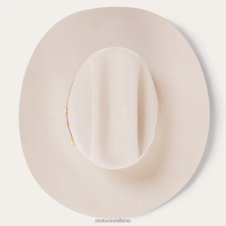 Stetson el presidente 100x cappello da cowboy premier 6BP6J2 copricapo pancia d'argento unisex