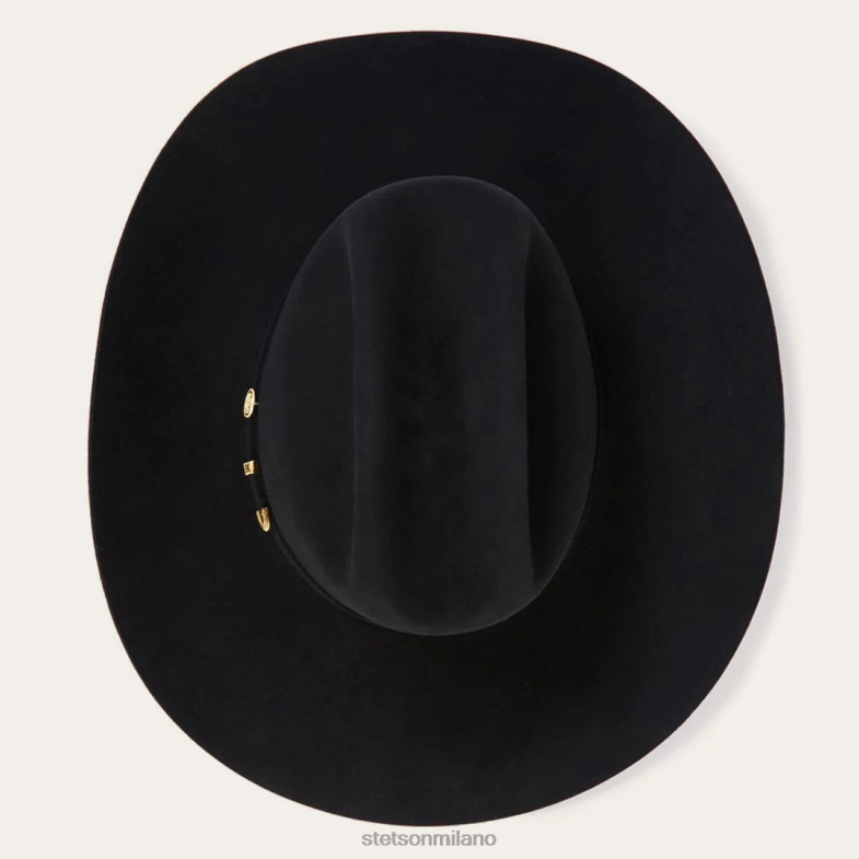 Stetson el presidente 100x cappello da cowboy premier 6BP6J70 copricapo nero unisex