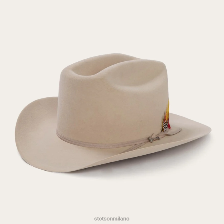 Stetson gamma 6x cappello da cowboy 6BP6J77 copricapo pancia d'argento unisex