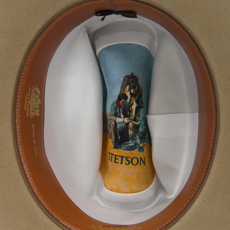 Stetson gamma 6x cappello da cowboy 6BP6J78 copricapo cerbiatto unisex