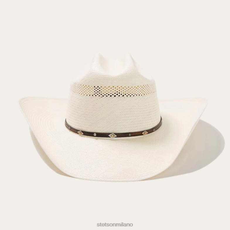 Stetson lobo 10x cappello da cowboy in paglia 6BP6J140 copricapo naturale unisex