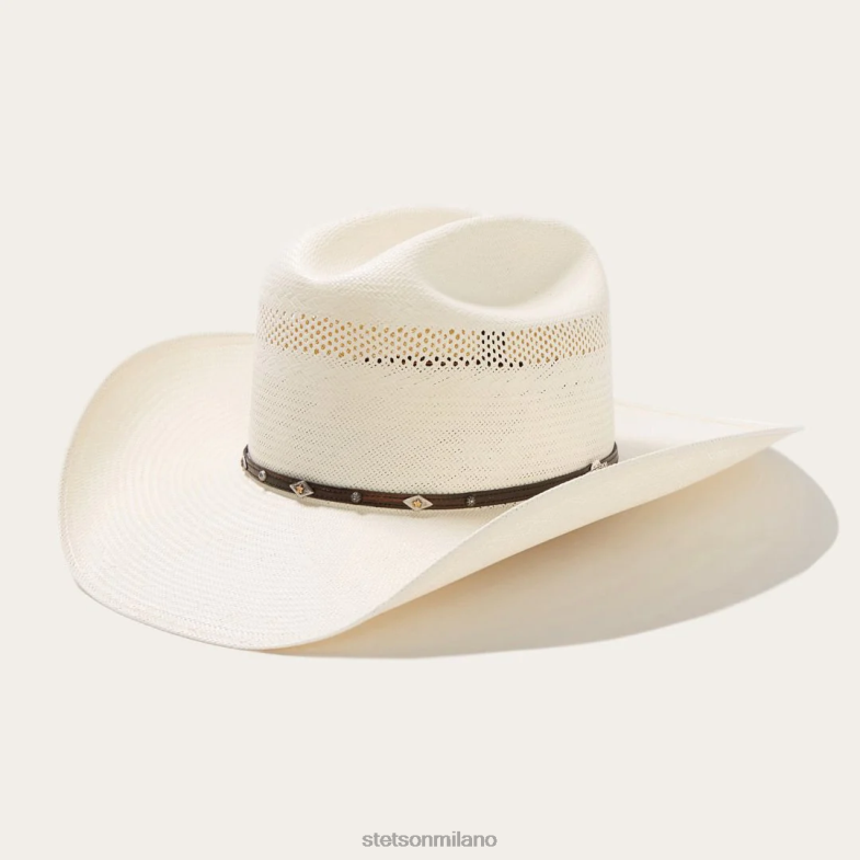 Stetson lobo 10x cappello da cowboy in paglia 6BP6J140 copricapo naturale unisex