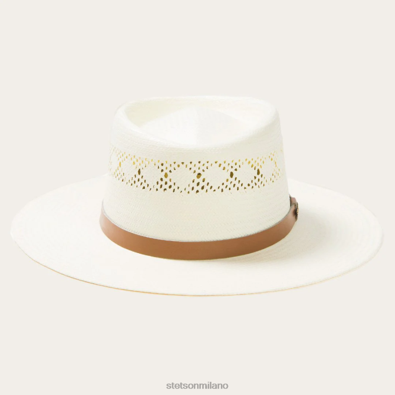 Stetson Cappello da esterno in paglia ventilata Brentwood 6BP6J156 copricapo naturale unisex